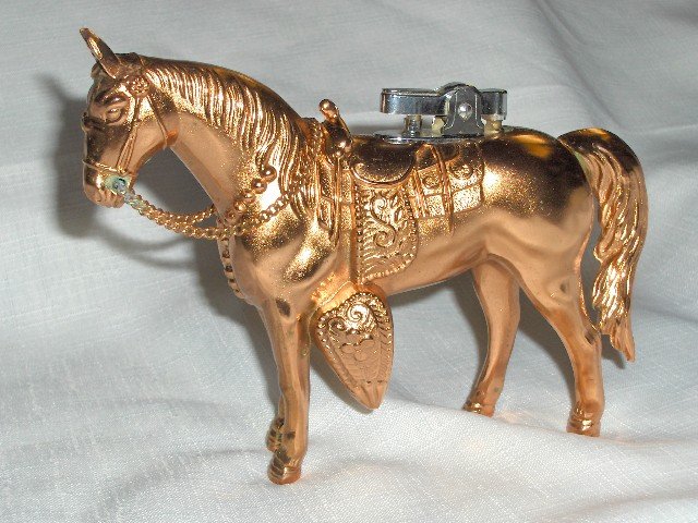 Figural Horse Table Lighter