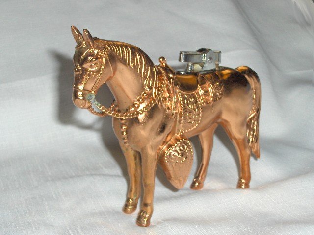 Figural Horse Table Lighter