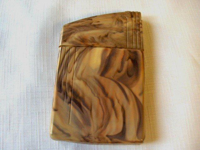 Marbled Lucite Cigarette Case