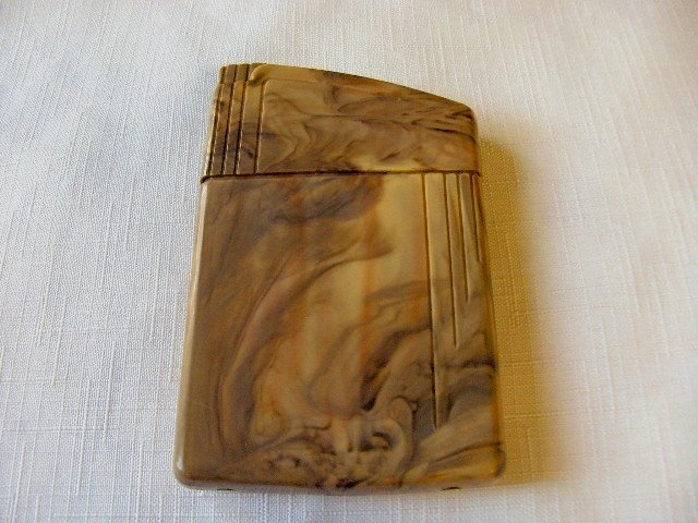 Marbled Lucite Cigarette Case