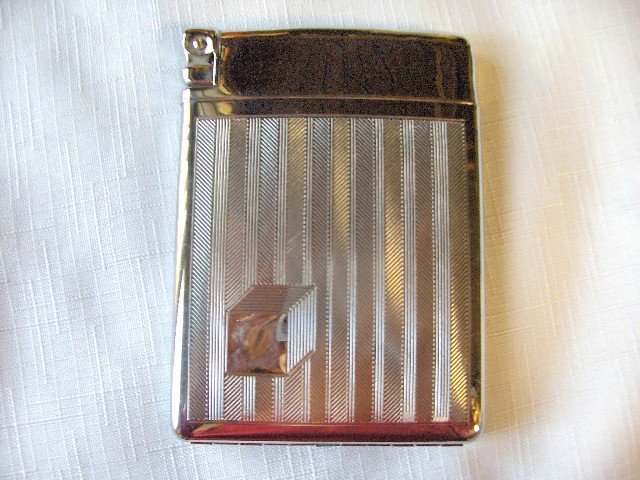 Ronson Chrome Royal-Case-Lite Lighter/Case