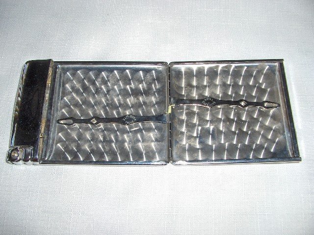Ronson Chrome Royal-Case-Lite Lighter/Case
