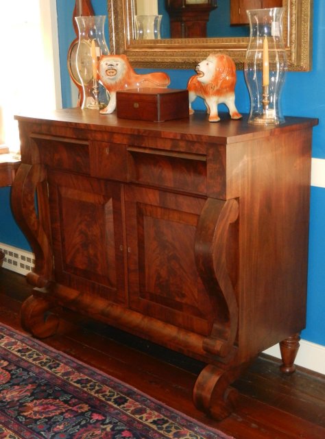 Mahogany Empire Sideboard or Server