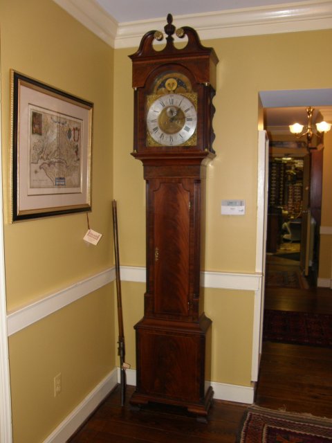 Mahogany Grandfather or Tall Case Clock