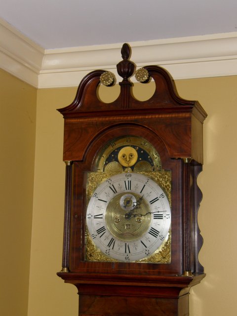 Mahogany Grandfather or Tall Case Clock