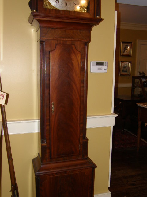 Mahogany Grandfather or Tall Case Clock