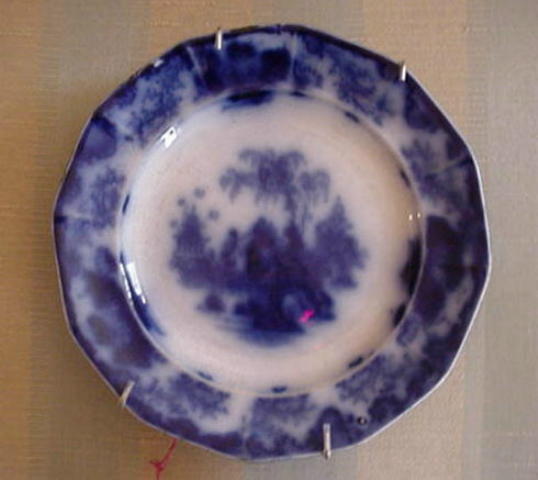 8 1/2 Flow Blue Plate