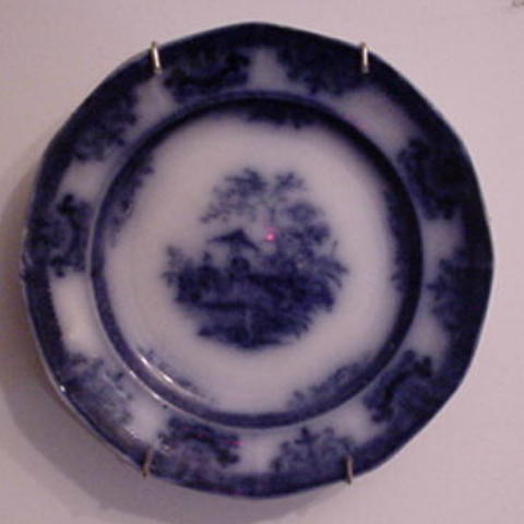 Flow Blue Plate