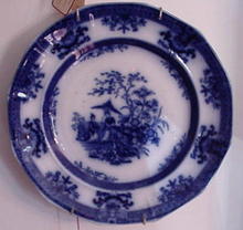Flow Blue Plate