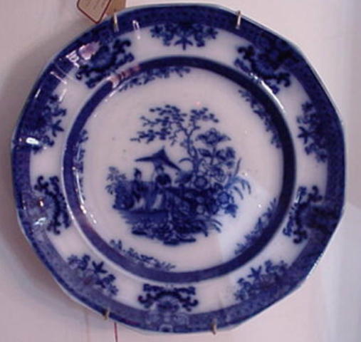 Flow Blue Plate