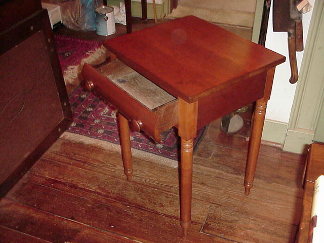 One Drawer End Table