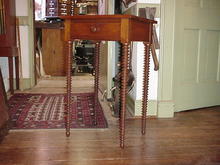 One Drawer Spool Table