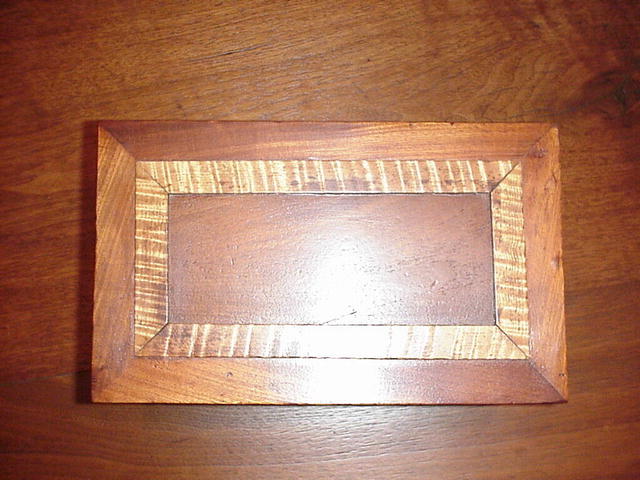Mahogany and Tiger Maple Box