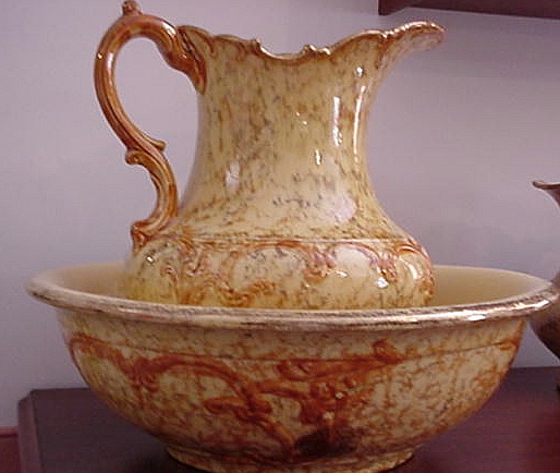 Bowl and Pitcher Set