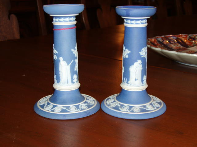 Wedgewood Candle Sticks