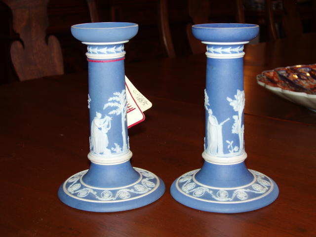 Wedgewood Candle Sticks