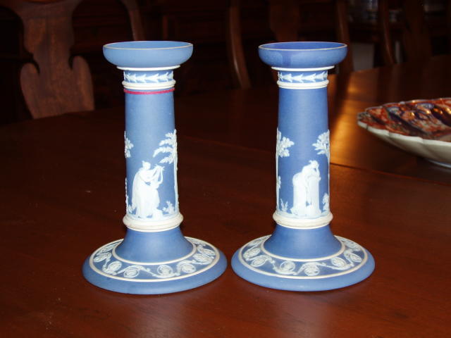 Wedgewood Candle Sticks