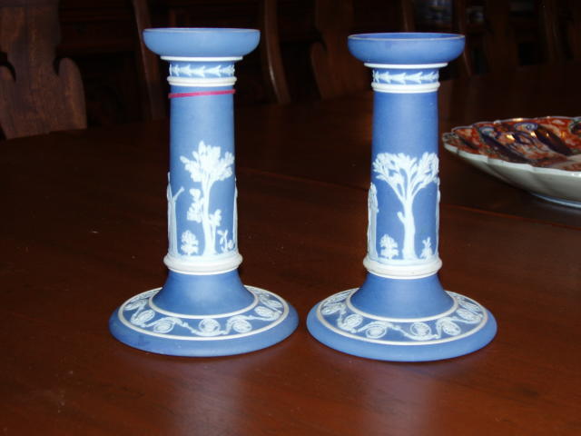 Wedgewood Candle Sticks