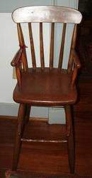 Plank Seat High Chair