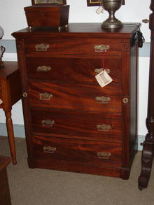 Mahogany Five Drawer Chest