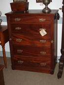 Mahogany Five Drawer Chest
