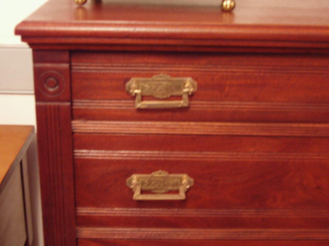 Mahogany Five Drawer Chest