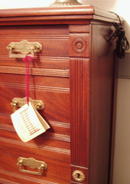 Mahogany Five Drawer Chest