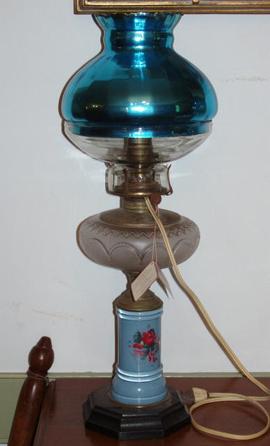 Pair of Oil Lamps