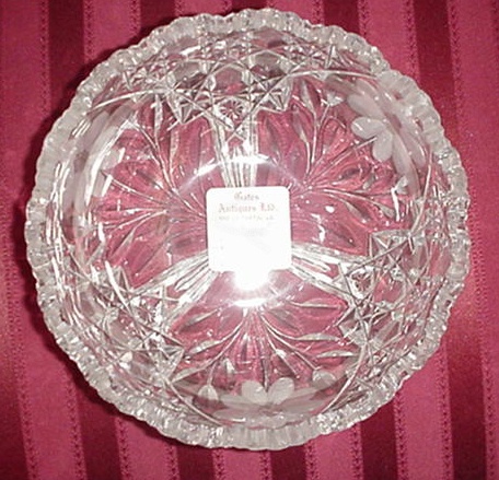 Cut Glass Bowl