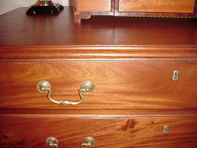 Graduated Five Drawer Chippendale Chest