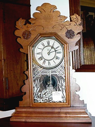 Rooster 8 Day Clock