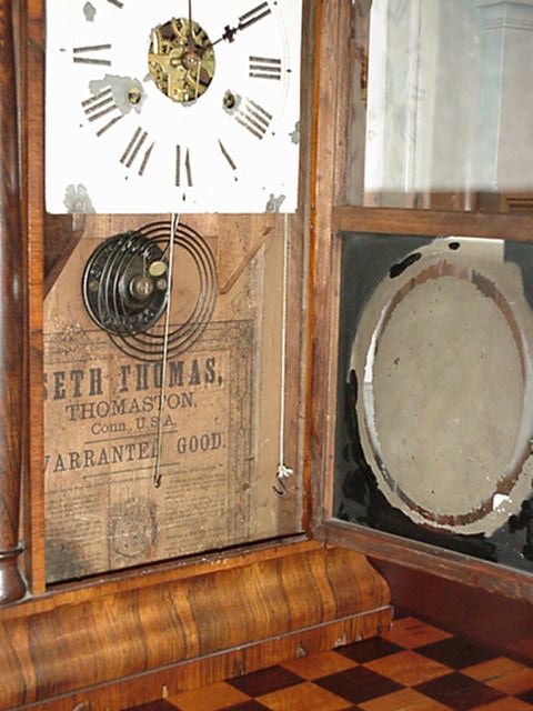 Rosewood Mantle Clock