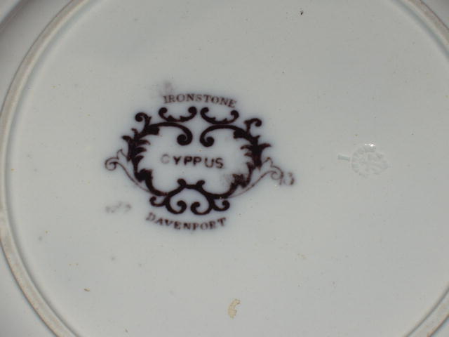 Amethyst Ironstone Plate