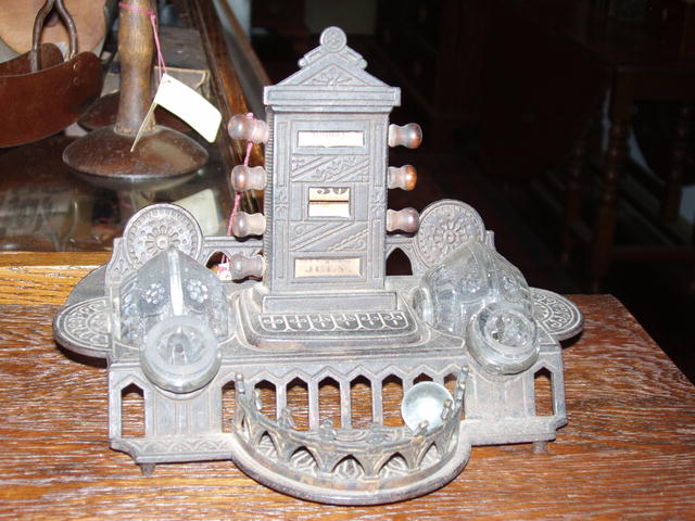 ink well and calendar