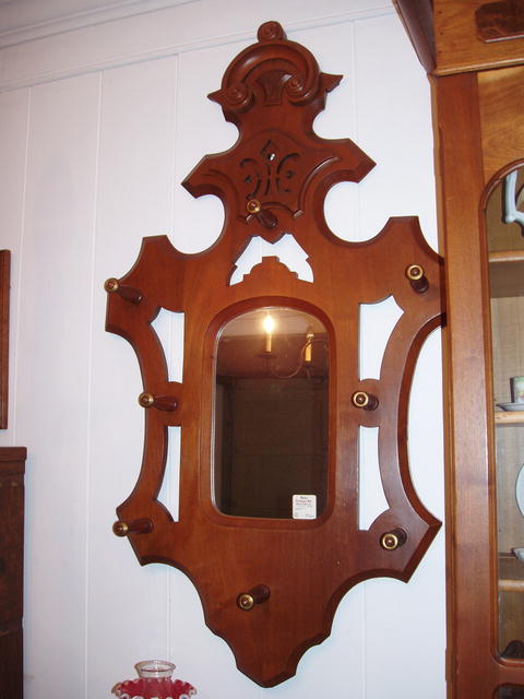 Mirror and Coat Rack