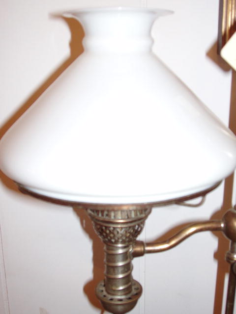 Nickle plated Student Lamp