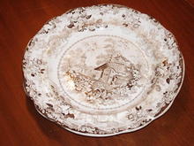 Ironstone Dinner Plates (set of 7)