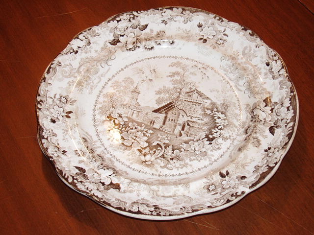 Ironstone Dinner Plates (set of 7)