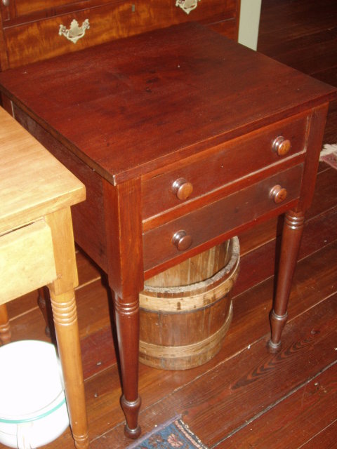 Two Drawer End Table