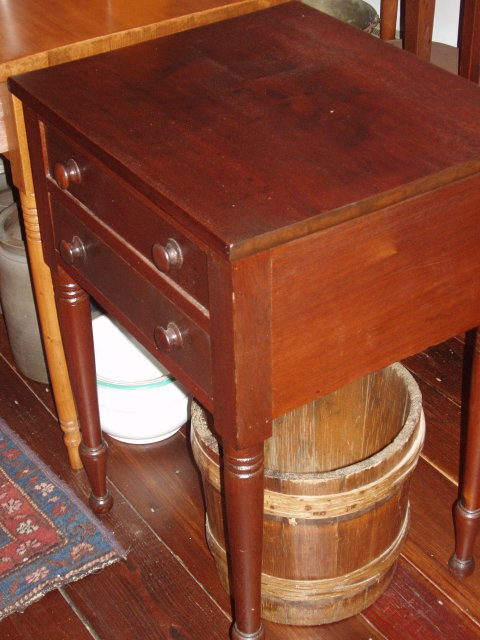 Two Drawer End Table