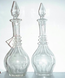 Pair of Crystal Decanters