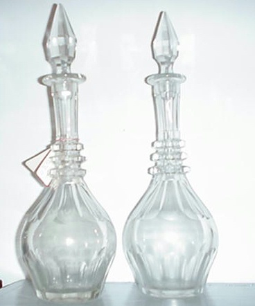 Pair of Crystal Decanters