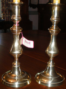 Pair of Brass Candlesticks