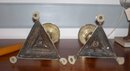 Pair of Spanish Brass Candlesticks