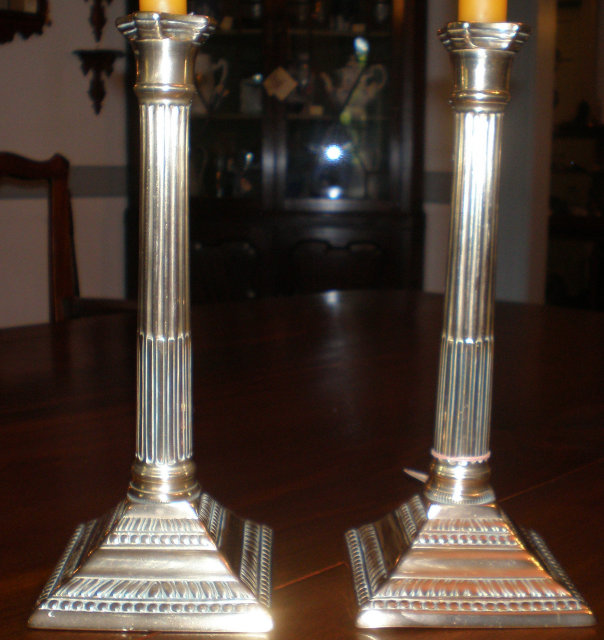 Pair of Brass Candlesticks