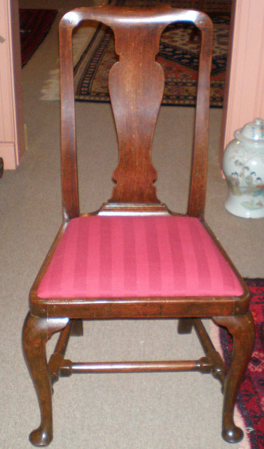 Queen Anne Walnut Chair