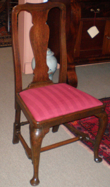 Queen Anne Walnut Chair