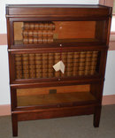 Three Stack Mahogany Barrister Bookcase