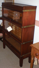Three Stack Mahogany Barrister Bookcase