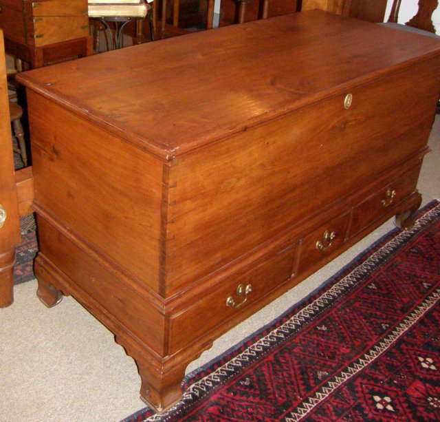 Solid Walnut Blanket Chest